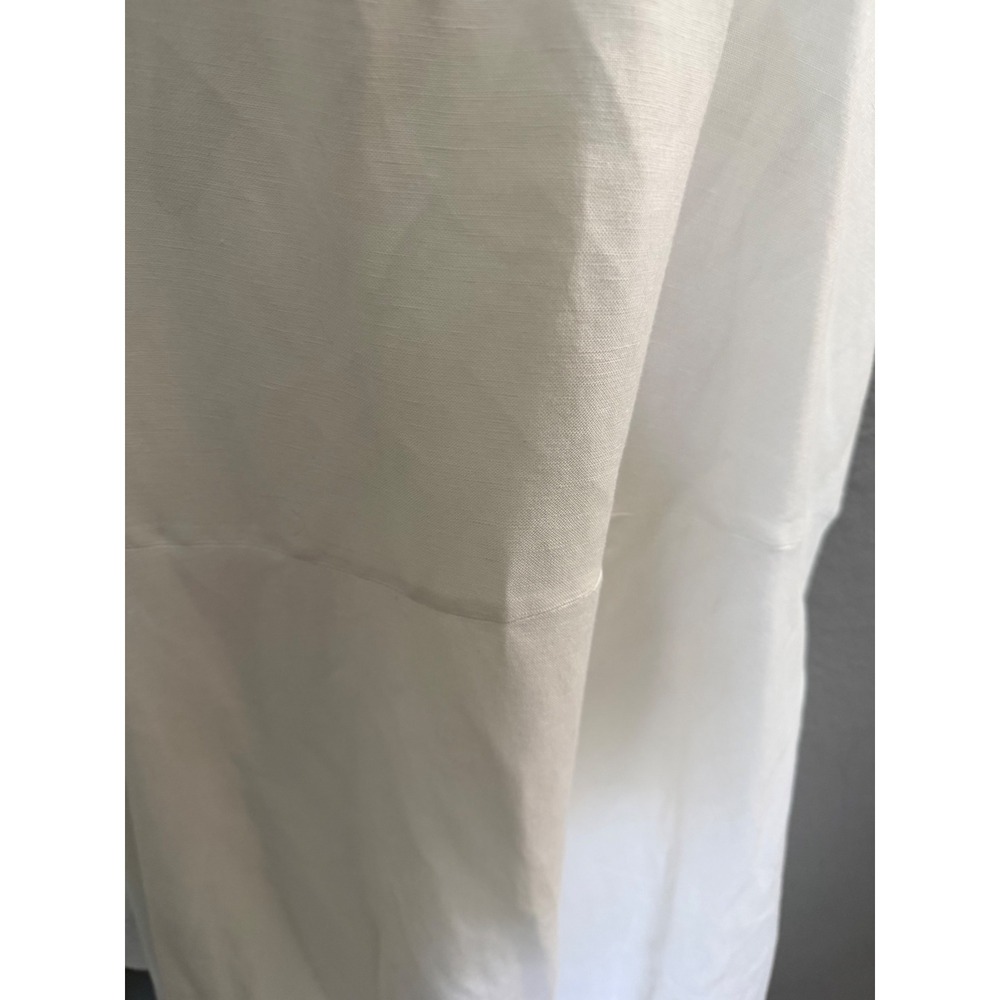 ASTR The Label White Romantic Dress XS Cutout Tie Back Tiered Midi Garden - Picture 9 of 14